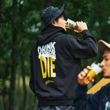 DRINK OR DIE HOODIE ブラック