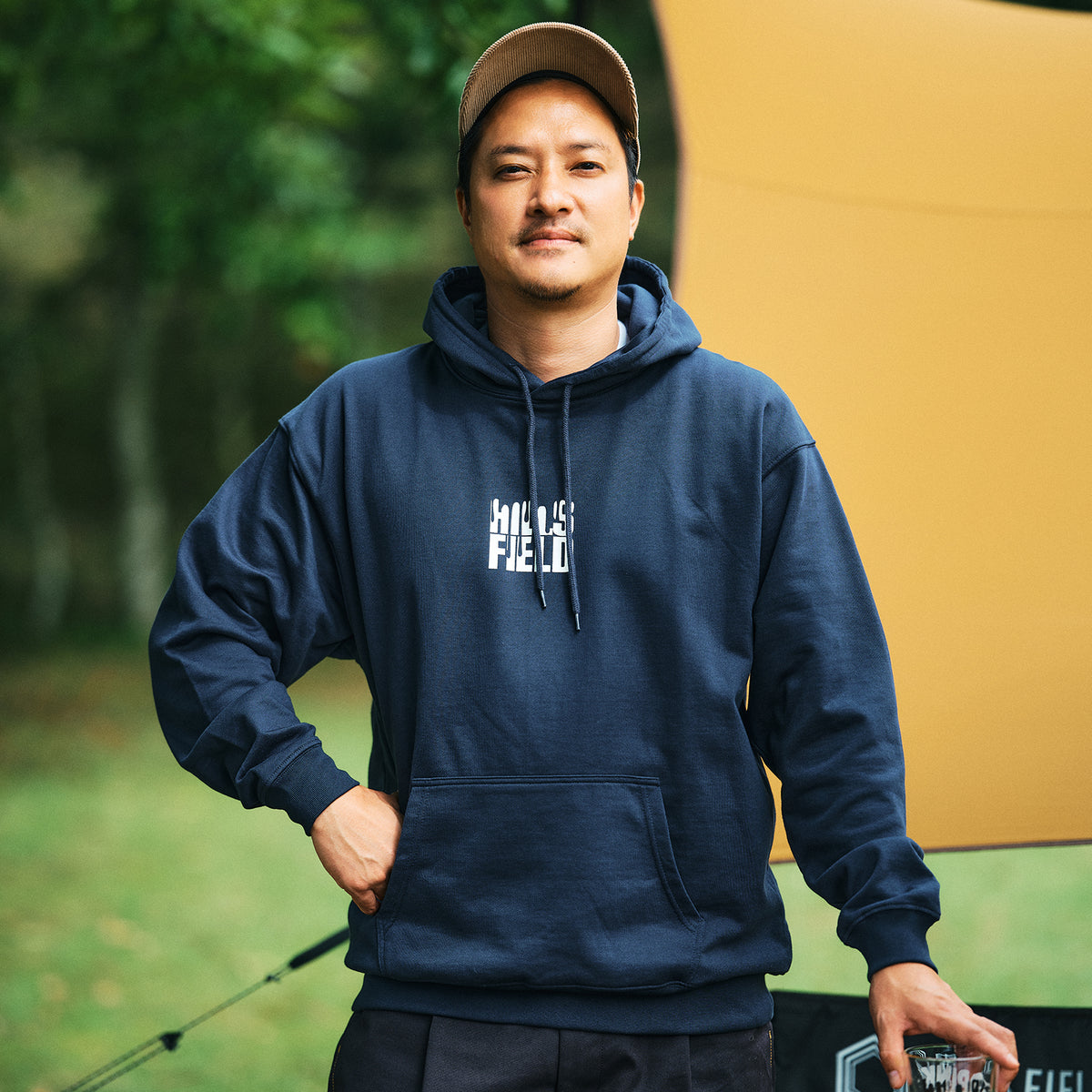DRINK OR DIE HOODIE ネイビー