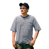 FIELD BORDER BIG POCKET T-SHIRT ホワイト