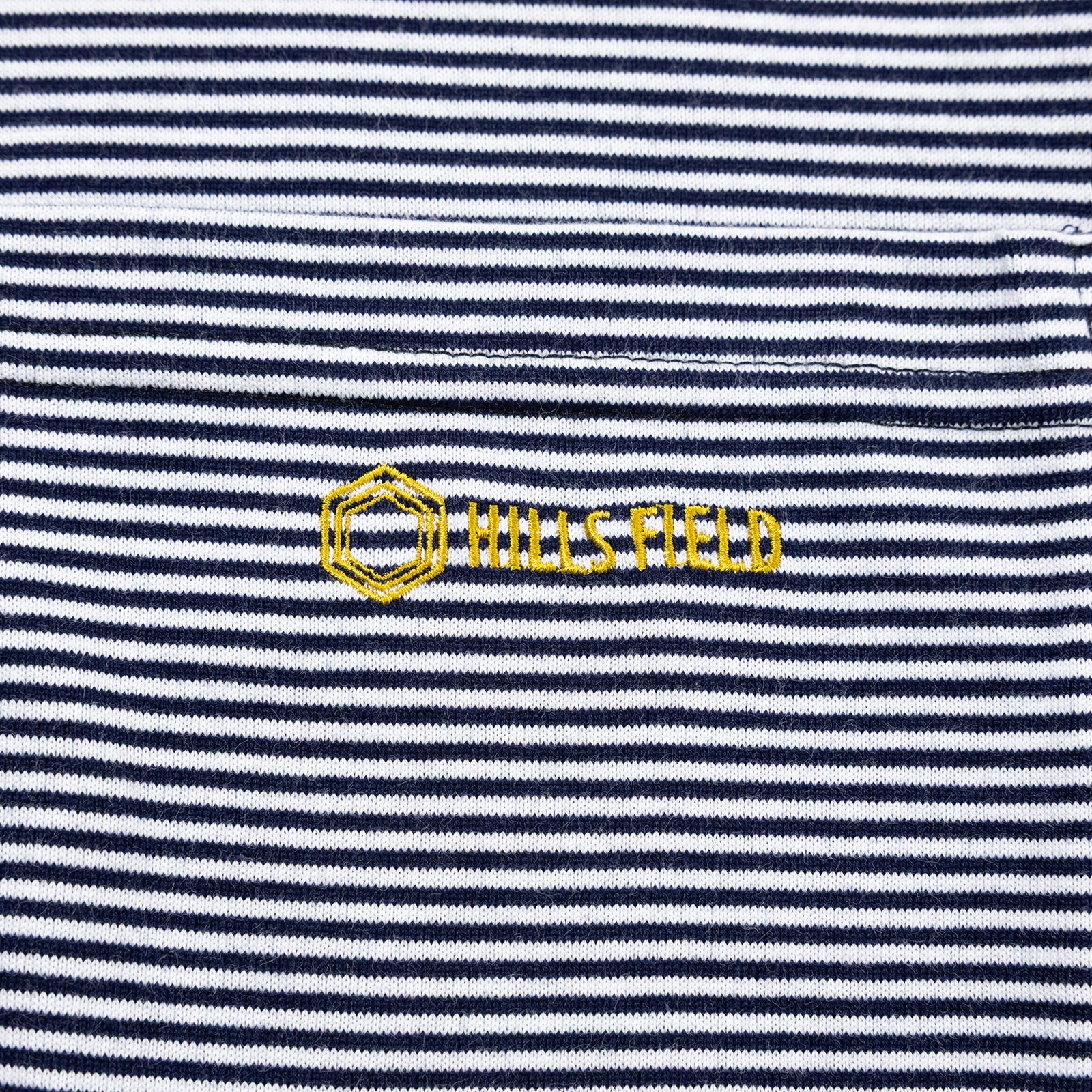 FIELD BORDER BIG POCKET T-SHIRT ホワイト