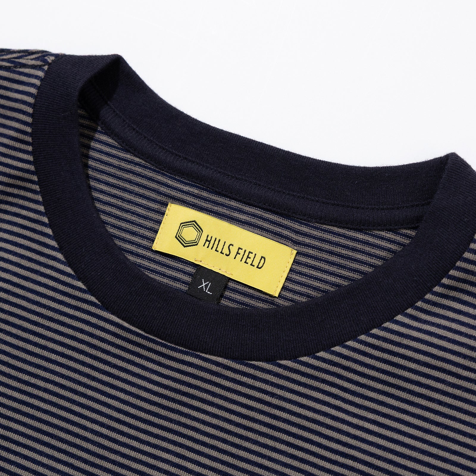 FIELD BORDER BIG POCKET T-SHIRT ブラック