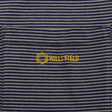 FIELD BORDER BIG POCKET T-SHIRT ブラック