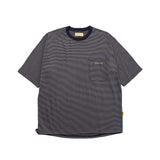 FIELD BORDER BIG POCKET T-SHIRT ブラック