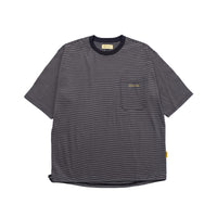 FIELD BORDER BIG POCKET T-SHIRT ブラック