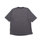 FIELD BORDER BIG POCKET T-SHIRT ブラック