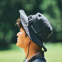 FIELD POCKET SAFARI HAT ブラック