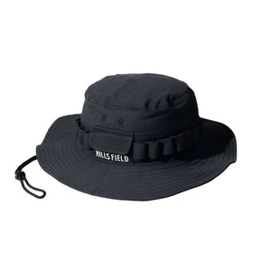 FIELD POCKET SAFARI HAT ブラック