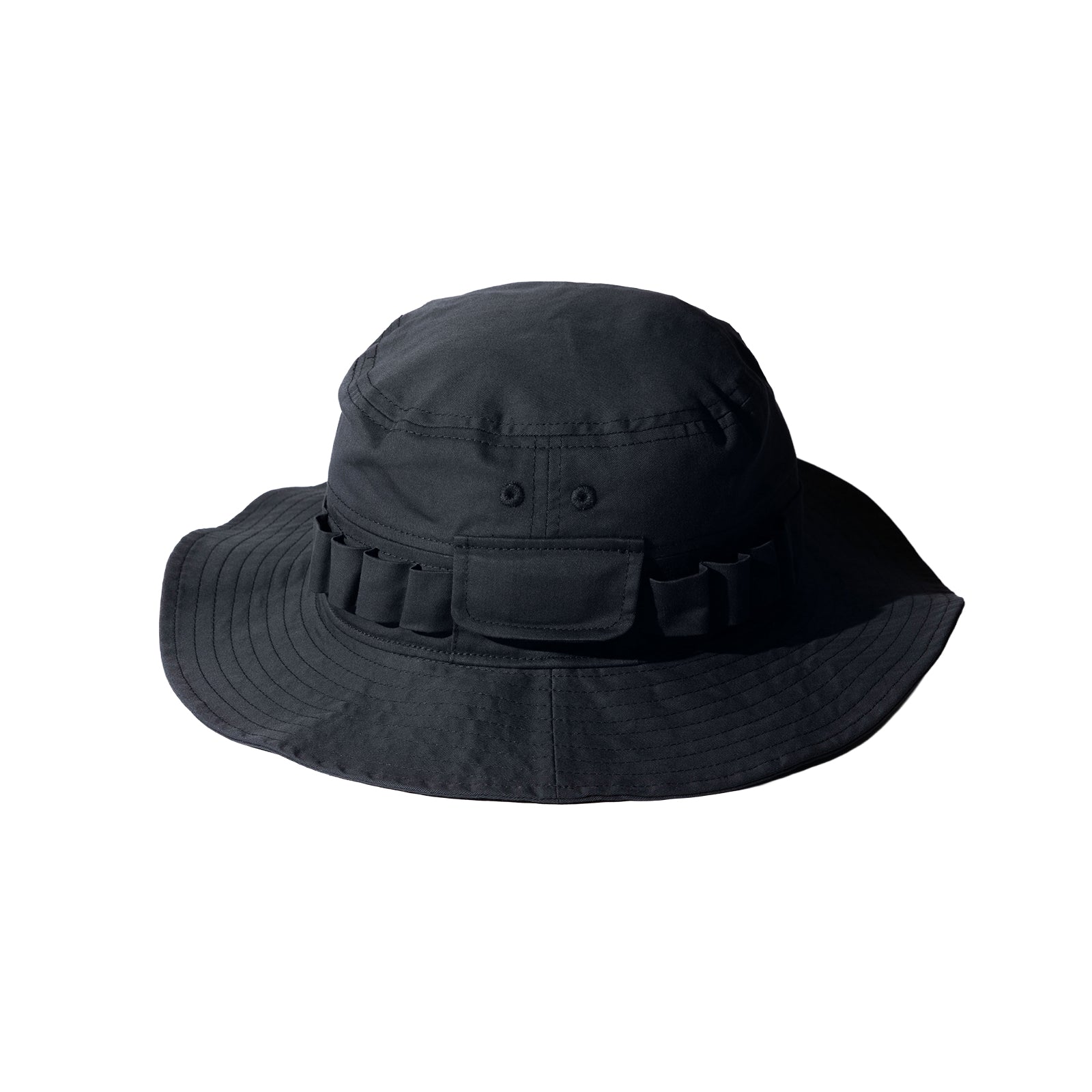 FIELD POCKET SAFARI HAT ブラック