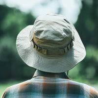 FIELD POCKET SAFARI HAT カーキ