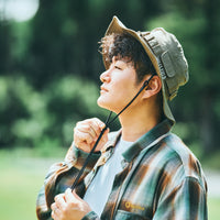 FIELD POCKET SAFARI HAT カーキ