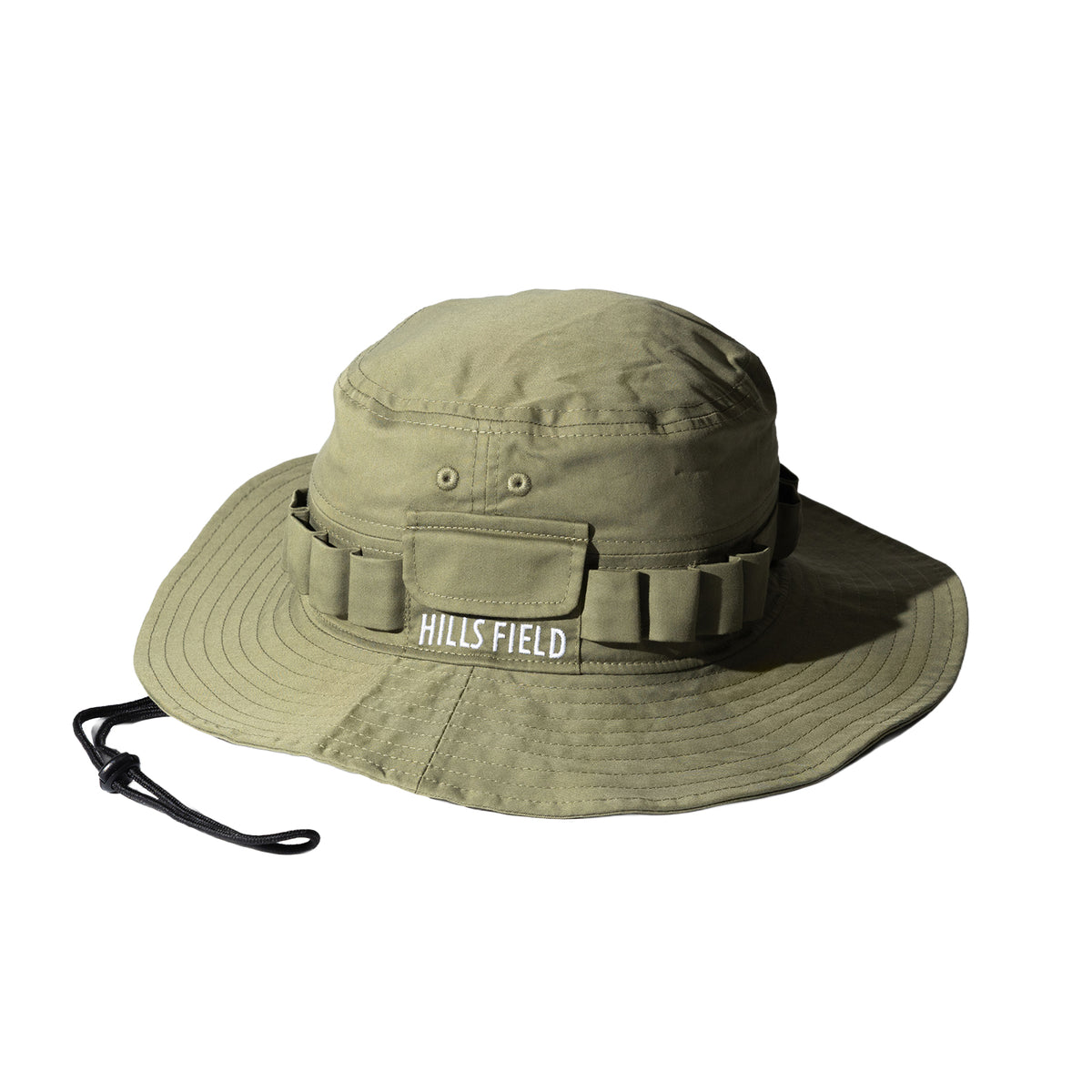 FIELD POCKET SAFARI HAT カーキ