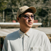 HILLS FIELD BASIC LOGO CAP ベージュ