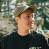 HILLS FIELD BASIC LOGO CAP カーキ