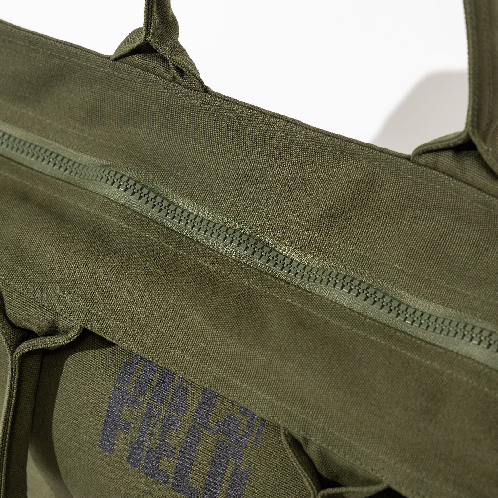 HILLS FIELD DRIP LOGO TOTE BAG オリーブ