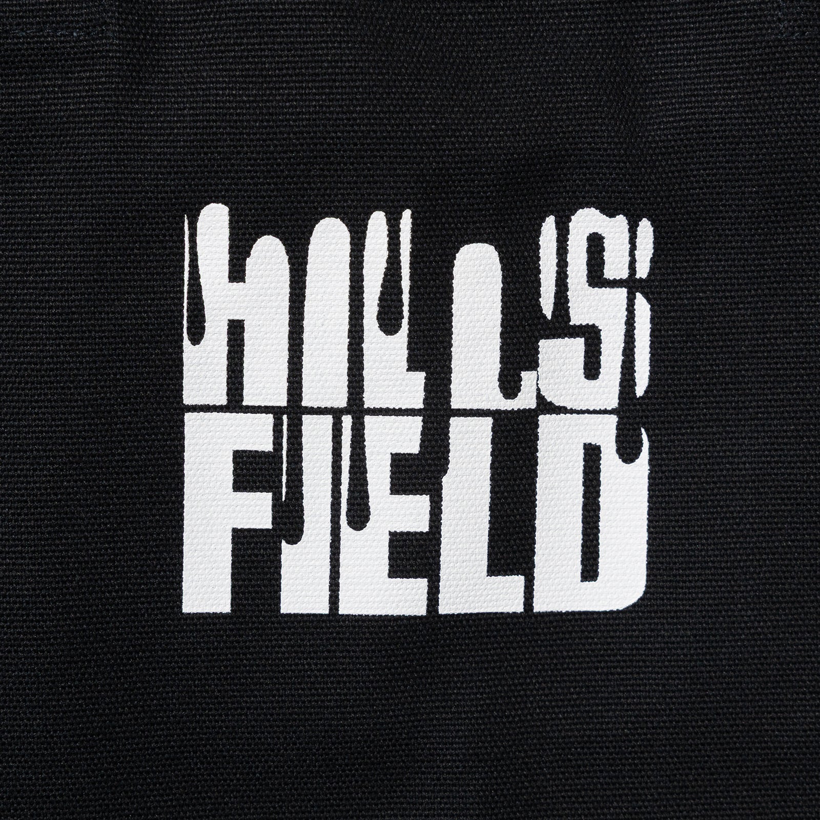 HILLS FIELD DRIP LOGO TOTE BAG ブラック