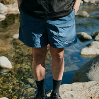 HILLS FIELD LOGO NYLON SHORT PANTS ロゴナイロンショートパンツ ライトネイビー