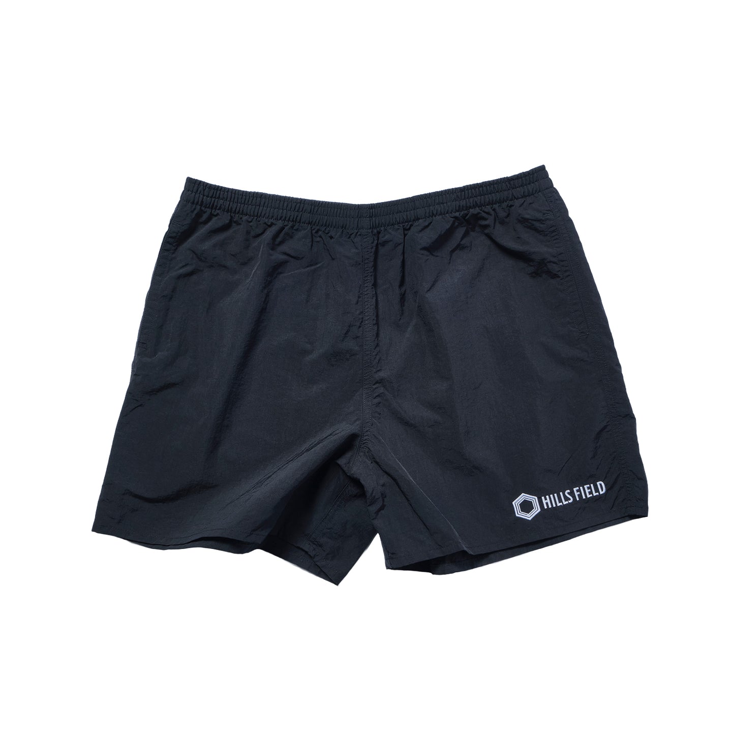 HILLS FIELD LOGO NYLON SHORT PANTS ロゴナイロンショートパンツ ブラック