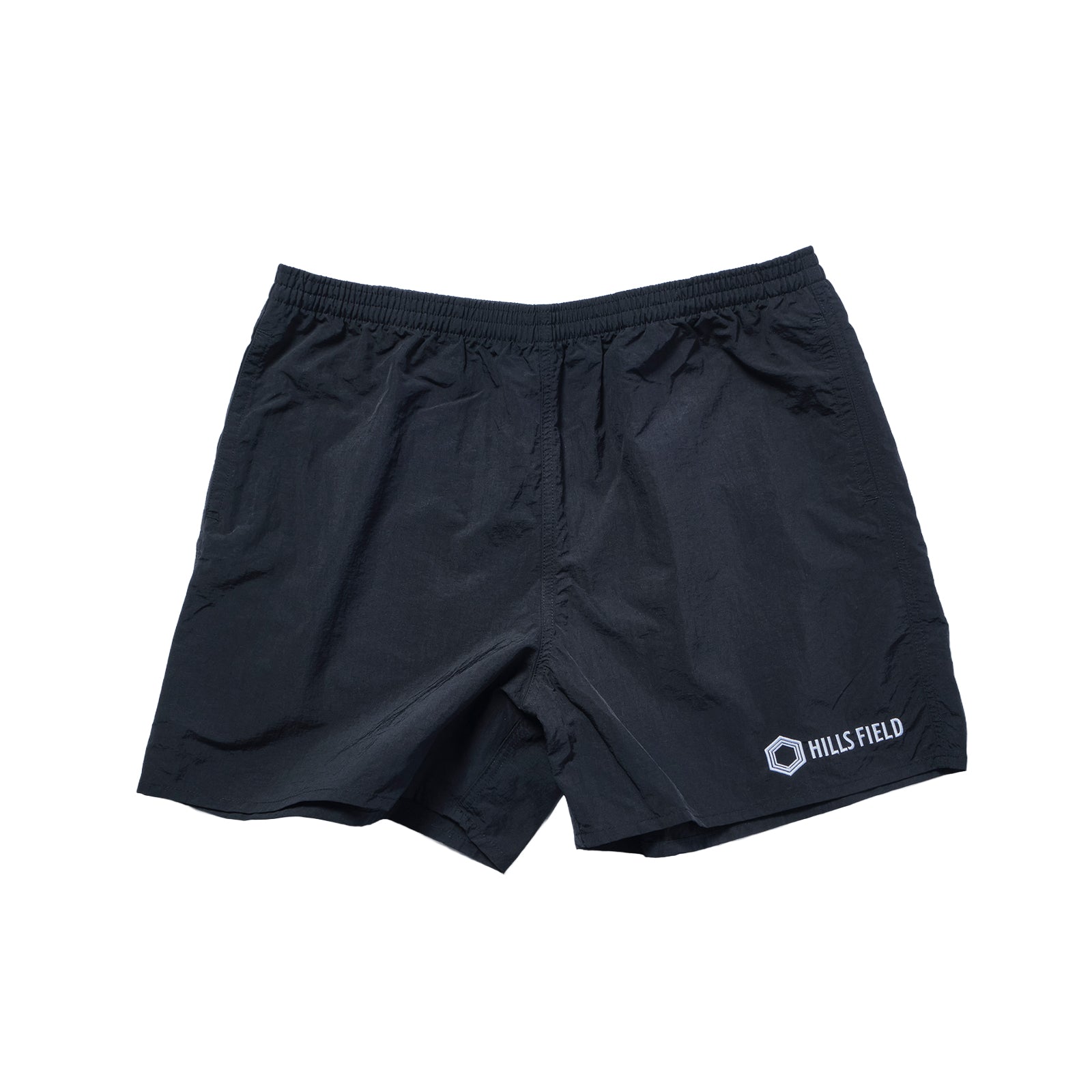 HILLS FIELD LOGO NYLON SHORT PANTS ロゴナイロンショートパンツ ブラック
