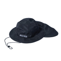 HILLS FIELD SUNSHADE HAT ブラック