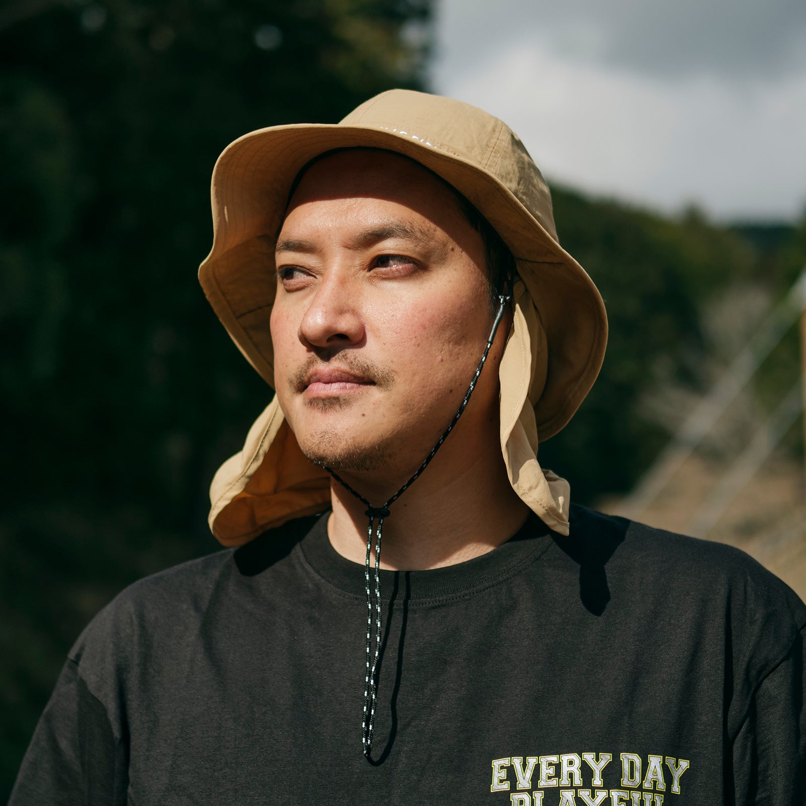HILLS FIELD SUNSHADE HAT ベージュ