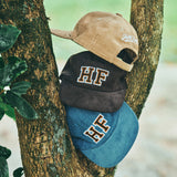 HF WAPPEN CORDUROY CAP ブルー