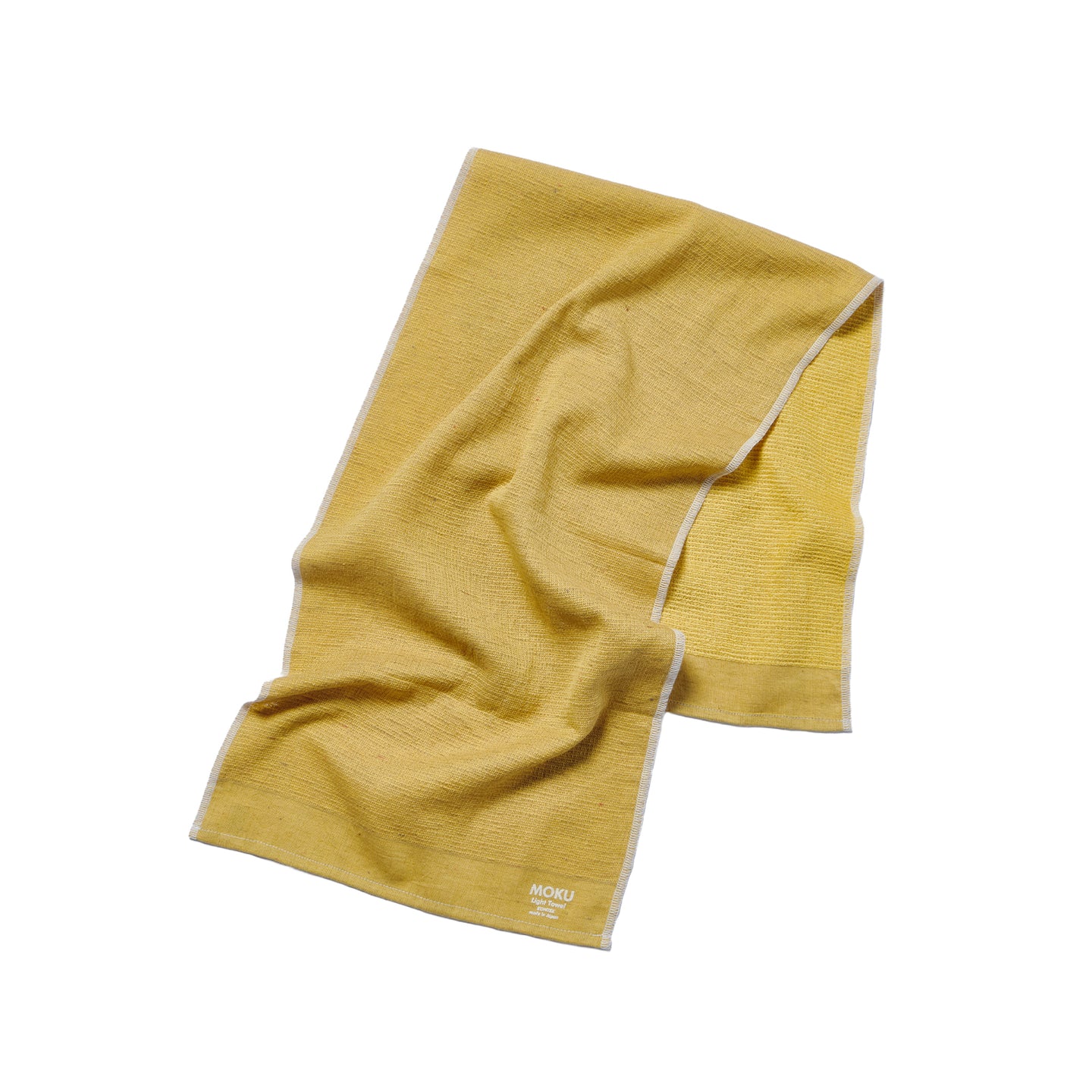 HILLS FIELD × MOKU FACE TOWEL フェイスタオル イエロー