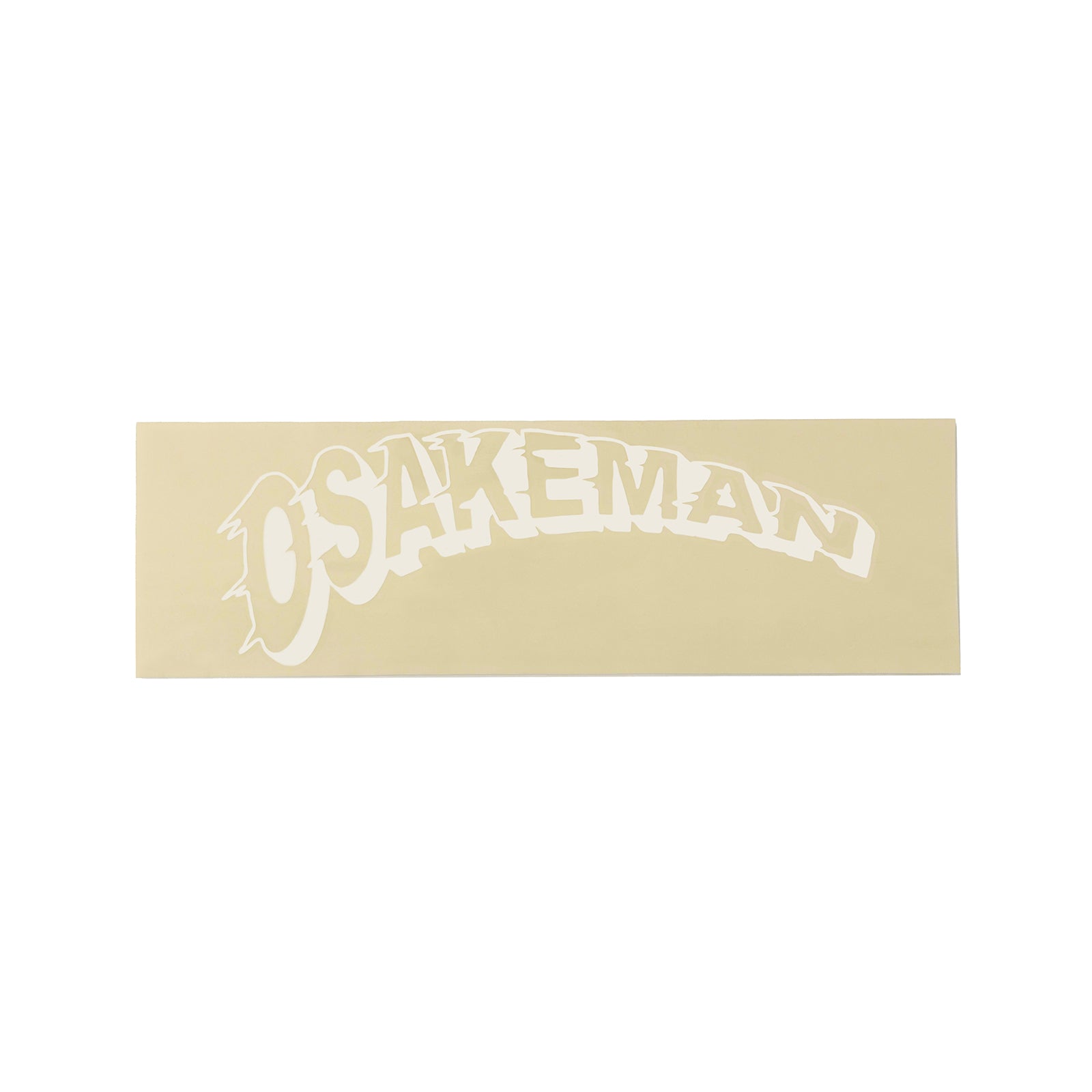 OSAKEMAN ロゴ カッティングステッカー ホワイト – HILLS FIELD