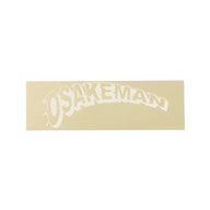 OSAKEMAN ロゴ カッティングステッカー ホワイト