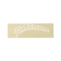 OSAKEMAN ロゴ カッティングステッカー ホワイト