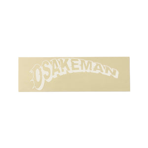 OSAKEMAN ロゴ カッティングステッカー ホワイト