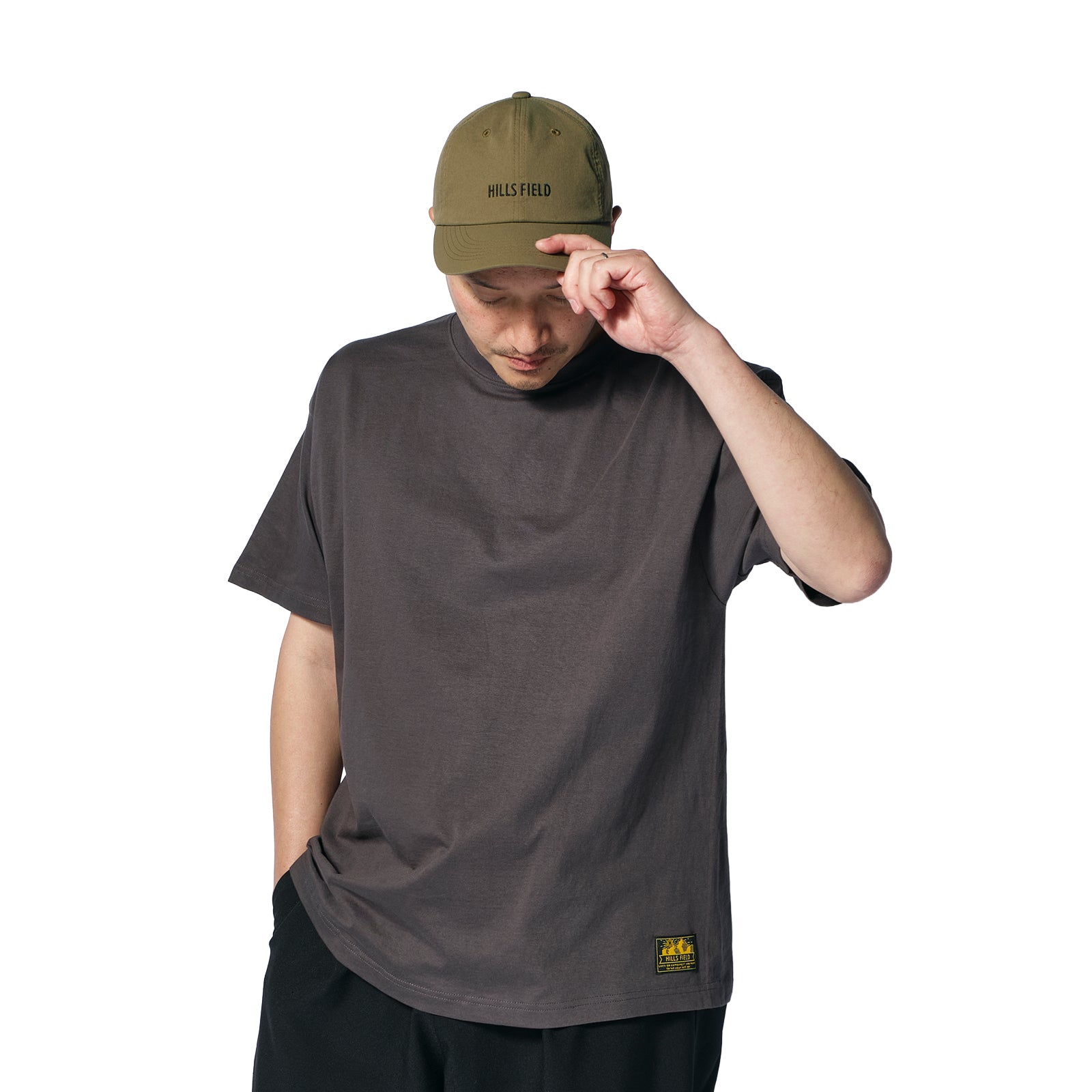 OSAKEMAN T-Shirt お酒マン Tシャツ チャコール – HILLS FIELD OSAKEMAN T-Shirt お酒マン Tシャツ チャコール – HILLS FIELD