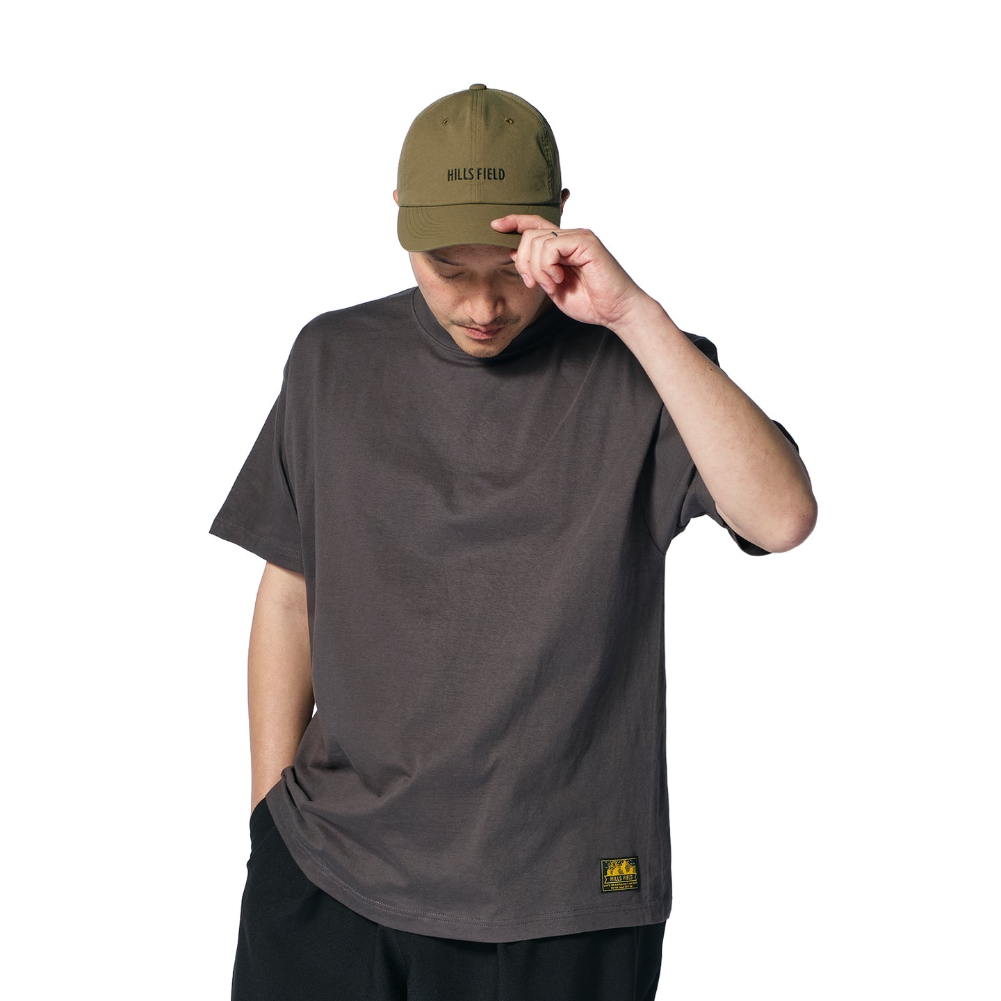 OSAKEMAN T-Shirt お酒マン Tシャツ チャコール