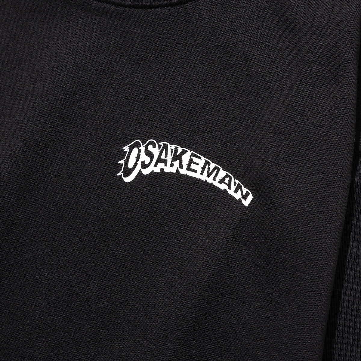 OSAKEMAN CREW NECK ブラック