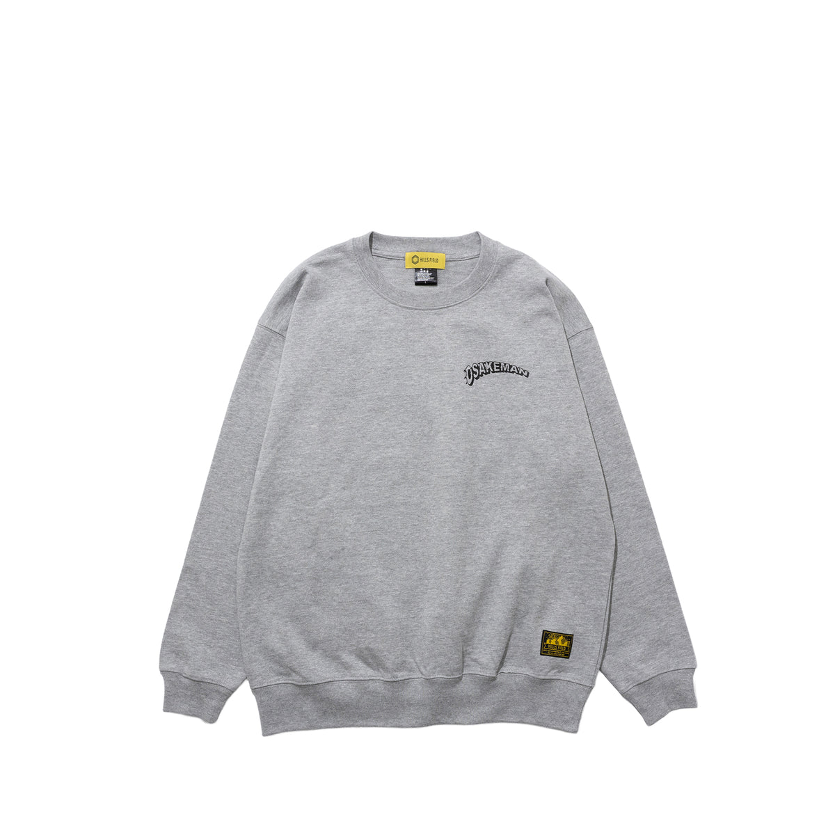 OSAKEMAN CREW NECK ヘザーグレー