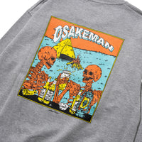OSAKEMAN CREW NECK ヘザーグレー