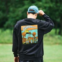 OSAKEMAN CREW NECK ブラック