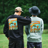 OSAKEMAN CREW NECK ヘザーグレー
