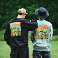 OSAKEMAN CREW NECK ヘザーグレー