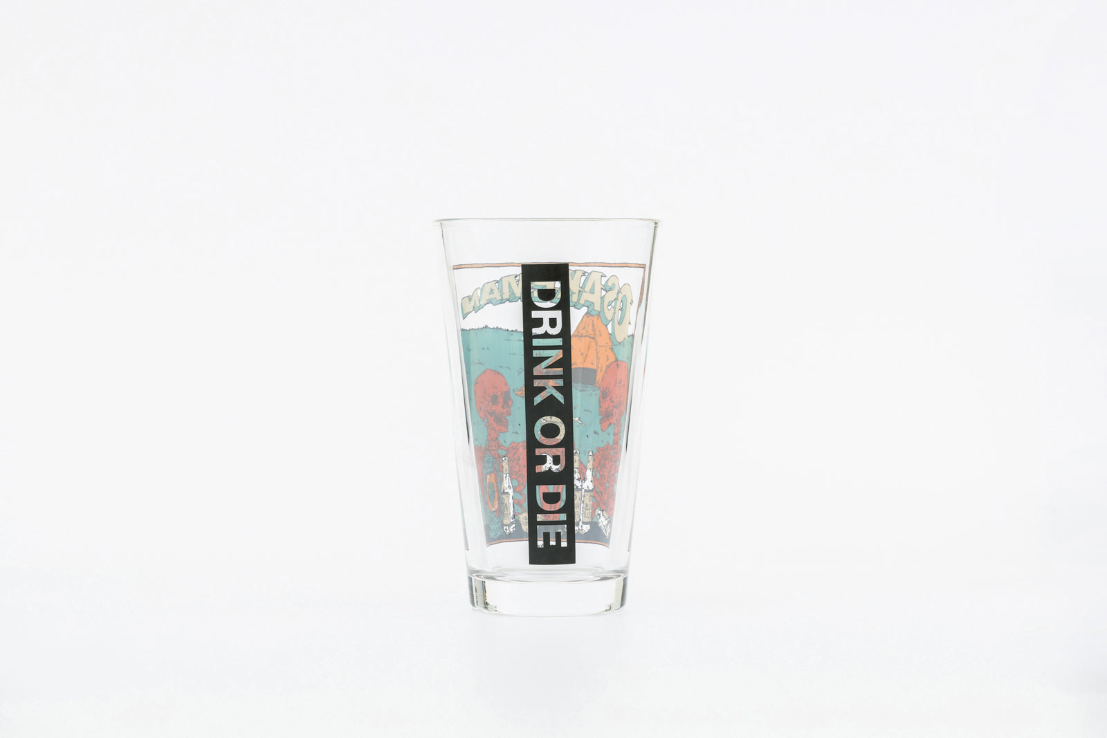OSAKEMAN・DRINK OR DIE パイントグラス2個＋グラスケースセット