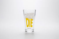 OSAKEMAN・DRINK OR DIE パイントグラス2個＋グラスケースセット