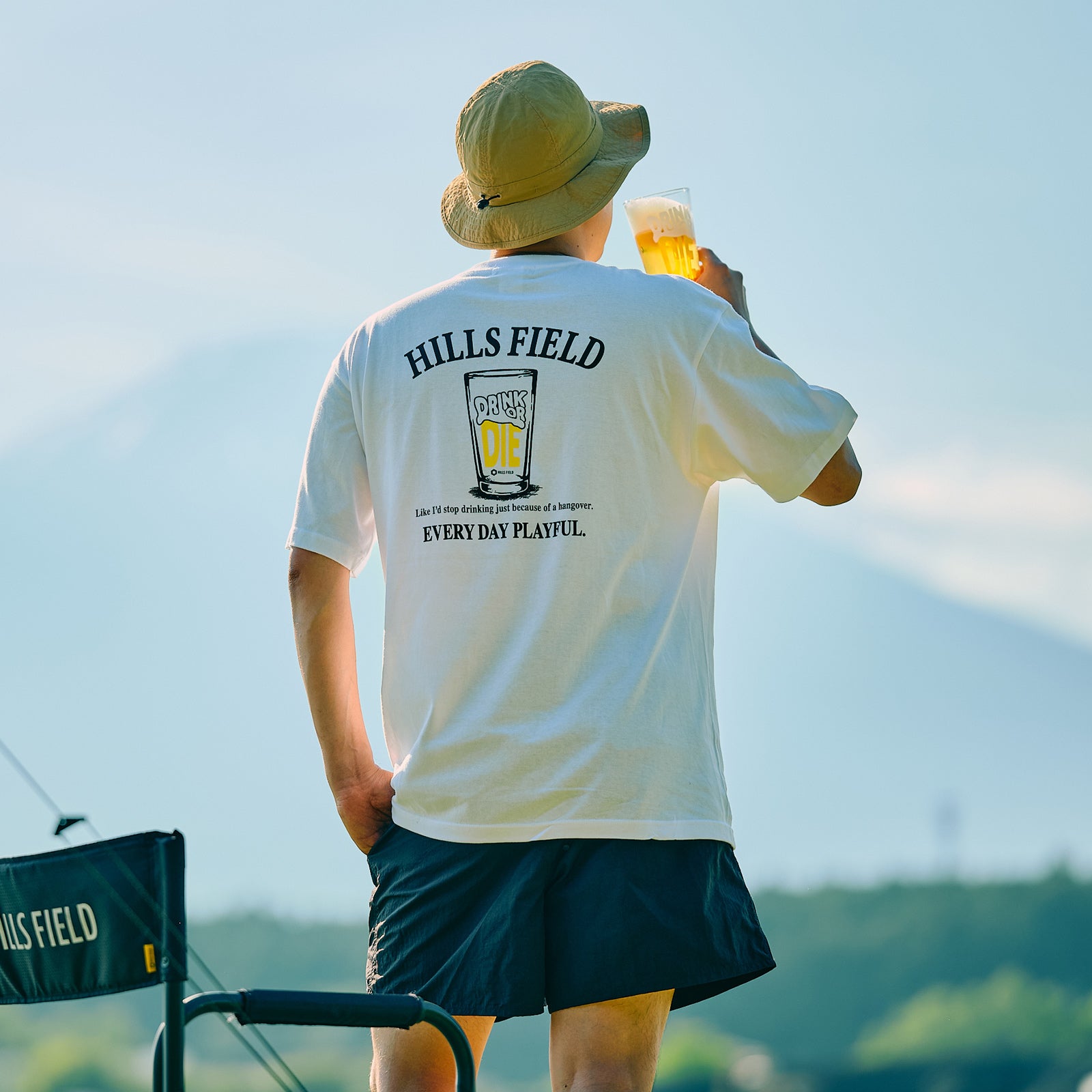 PINT GLASS POCKET T-SHIRT ホワイト