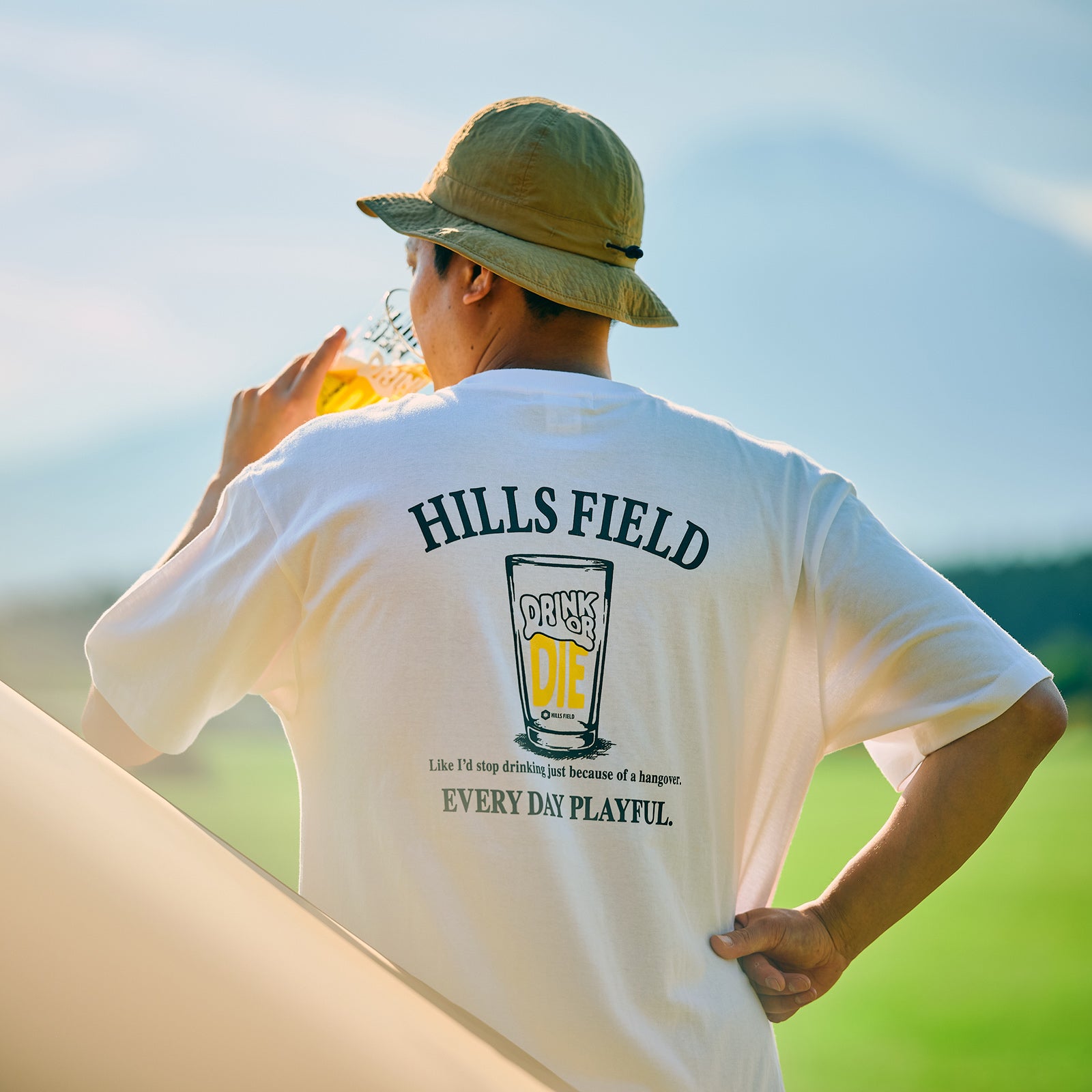 PINT GLASS POCKET T-SHIRT ホワイト