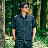 RECYCLED NYLON ORIGINAL S/S SHIRT ブラック