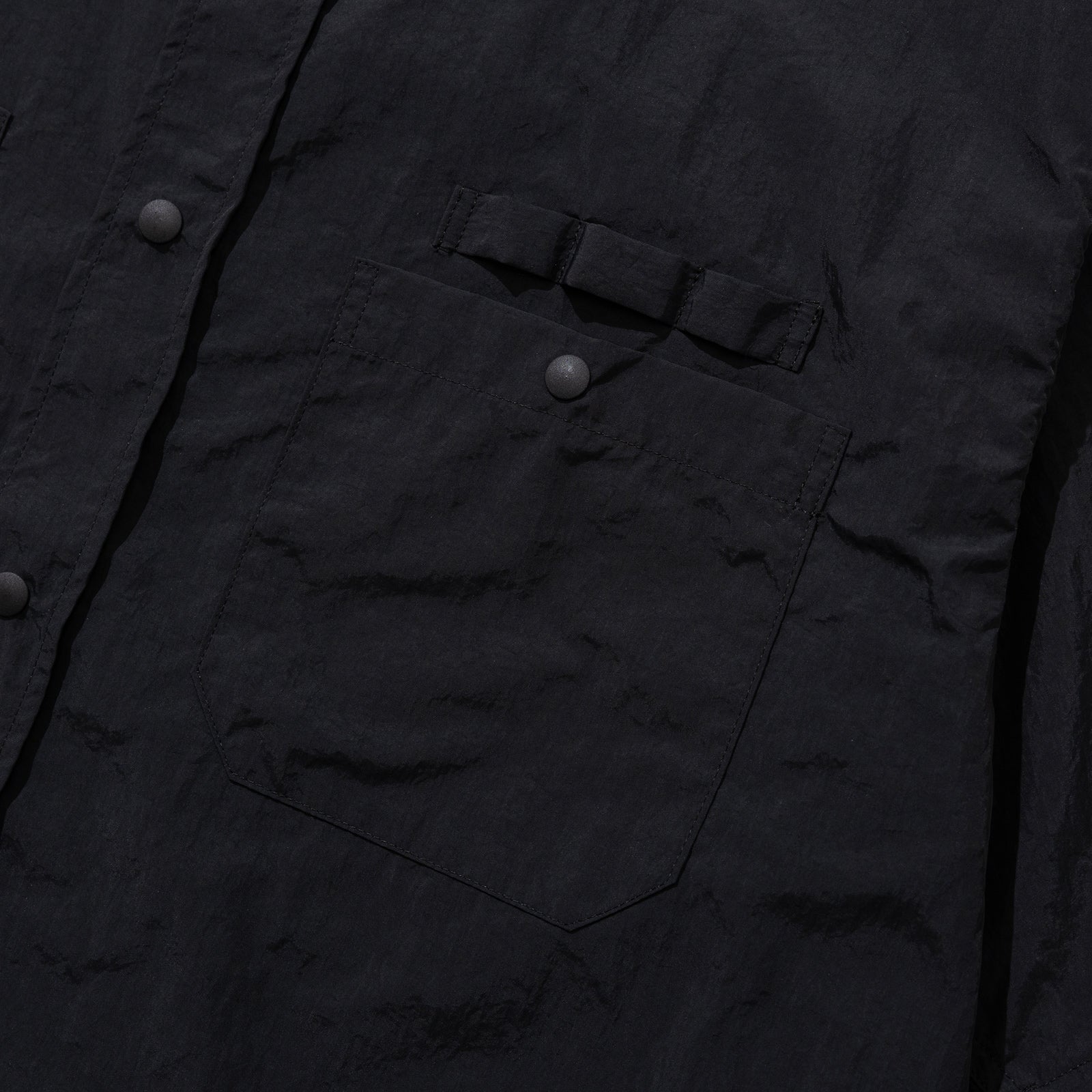 RECYCLED NYLON ORIGINAL S/S SHIRT ブラック