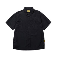 RECYCLED NYLON ORIGINAL S/S SHIRT ブラック