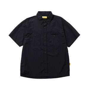 RECYCLED NYLON ORIGINAL S/S SHIRT ブラック