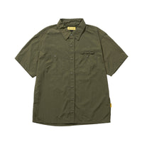 RECYCLED NYLON ORIGINAL S/S SHIRT カーキ