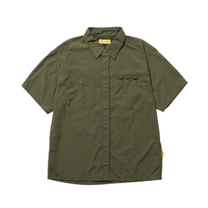 RECYCLED NYLON ORIGINAL S/S SHIRT カーキ