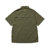 RECYCLED NYLON ORIGINAL S/S SHIRT カーキ