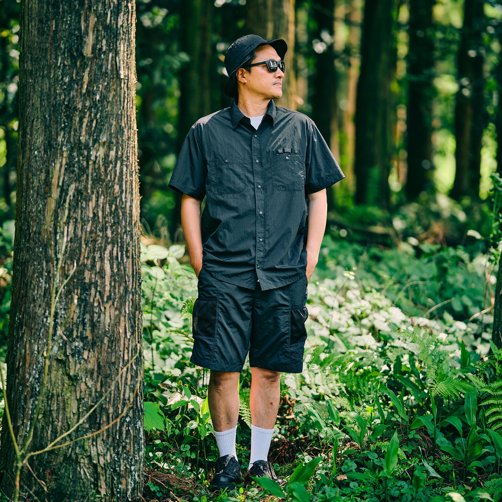 RECYCLED NYLON ORIGINAL SHORTS ブラック
